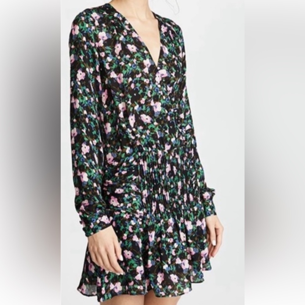 Veronica Beard Naomi Floral silk mini size 4